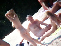 The nude public from the beach has no idea about the fact that they are sharing their body treasures with all people on the net